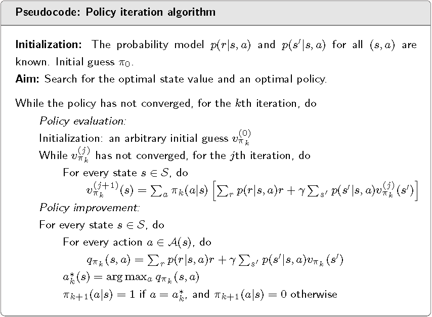 policy iteration